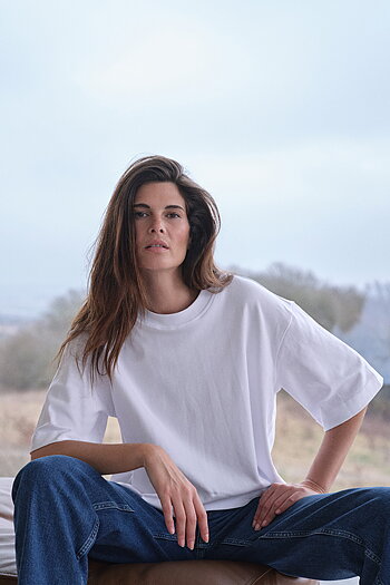 Mos Mosh - MMNatalie O-SS Boxy Tee White