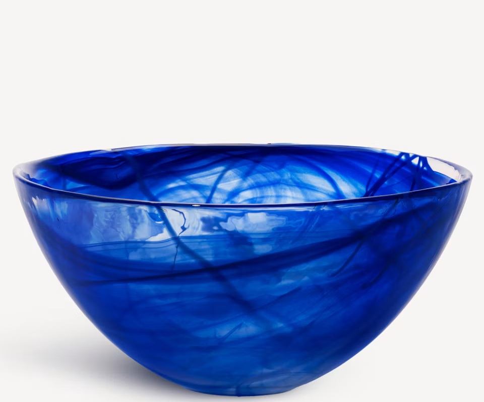 Contrast Bowl Blue Blue Large 