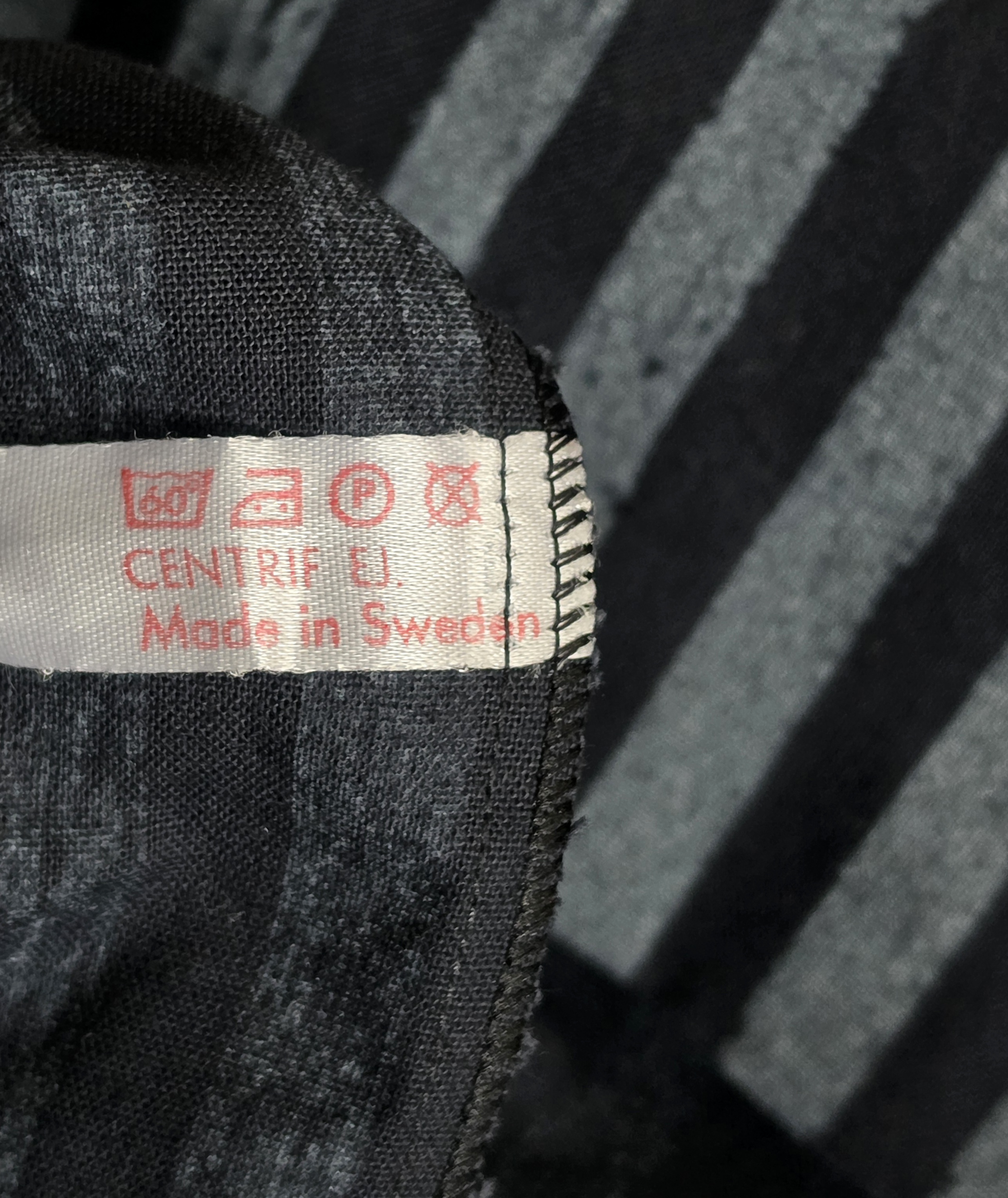 Perita Gråbo klänning i bomull ca storlek M-L, Secondhand Vintage - 7
