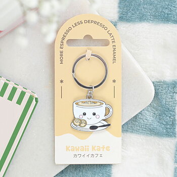 Kawaii Kafe Latte - Nyckelring