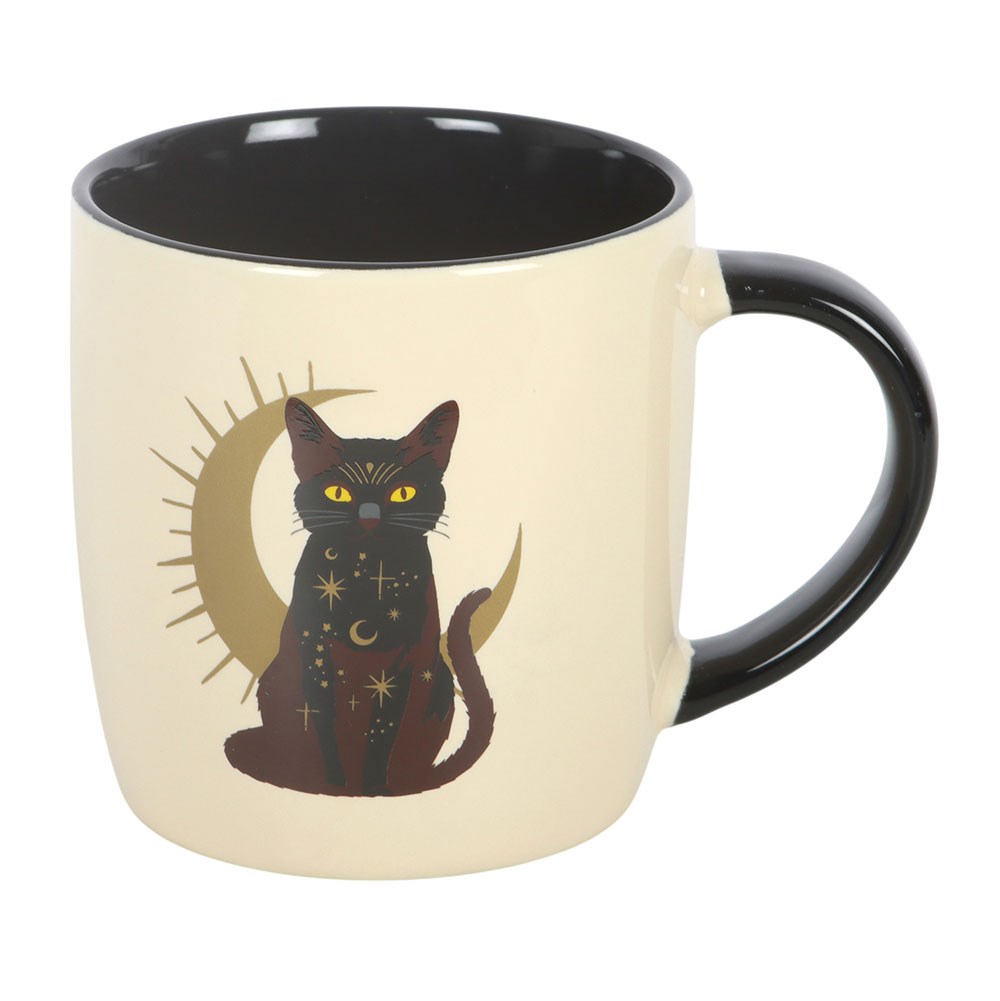 Magick black cat - Mugg - 3