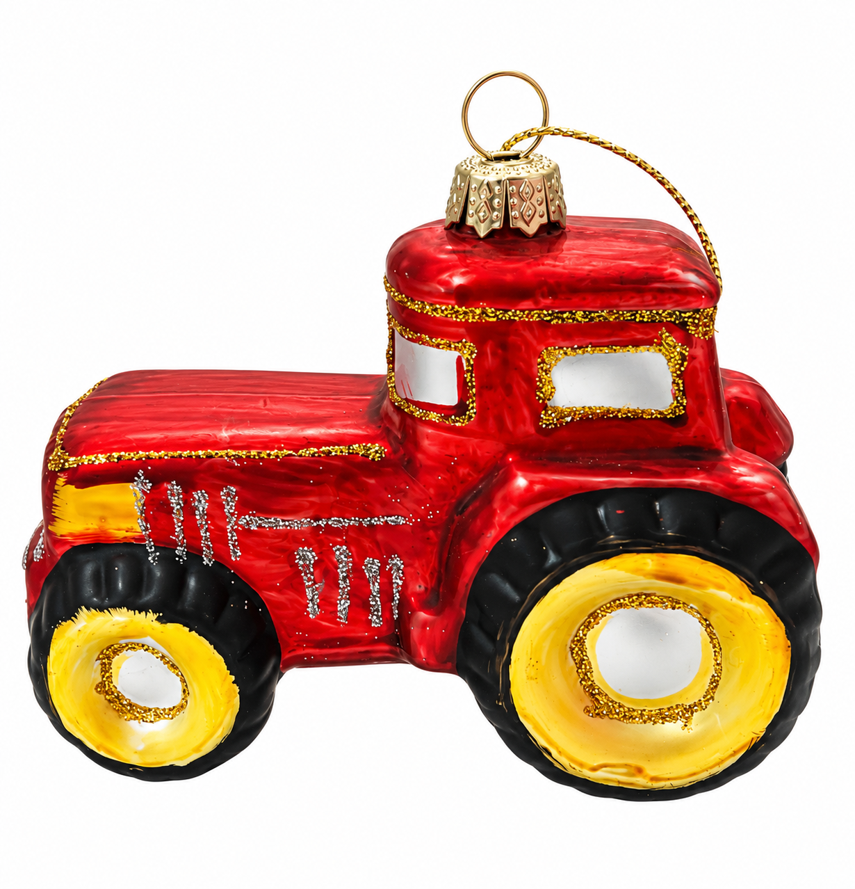 Julgranshänge / Traktor / Röd