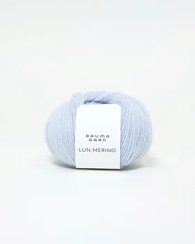 Nystan Babyblå Lun Merino Rauma 73 i ljus pastellblå nyans.