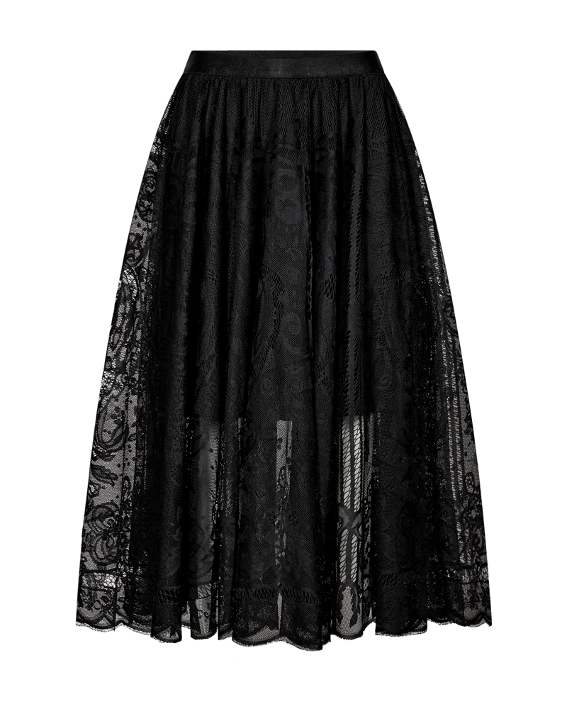 Round skirt - black