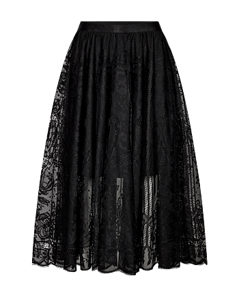 Round skirt - black