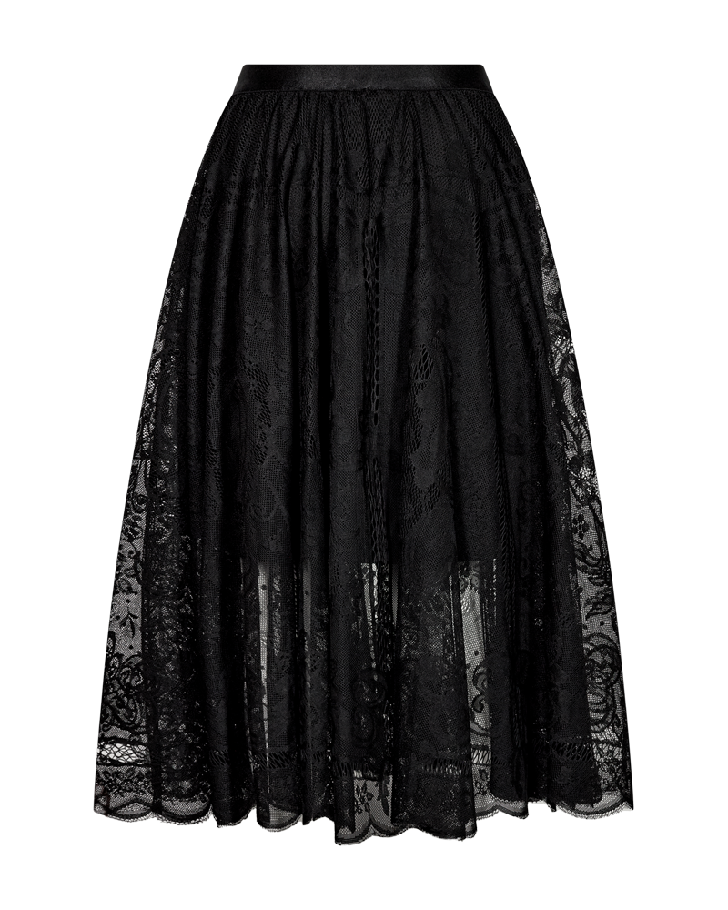 Round skirt - black - 2