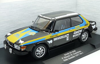 Saab 99 Ems  #1   1977  P Eklund / B Cederberg  Rally Sweden   1:18  MCG