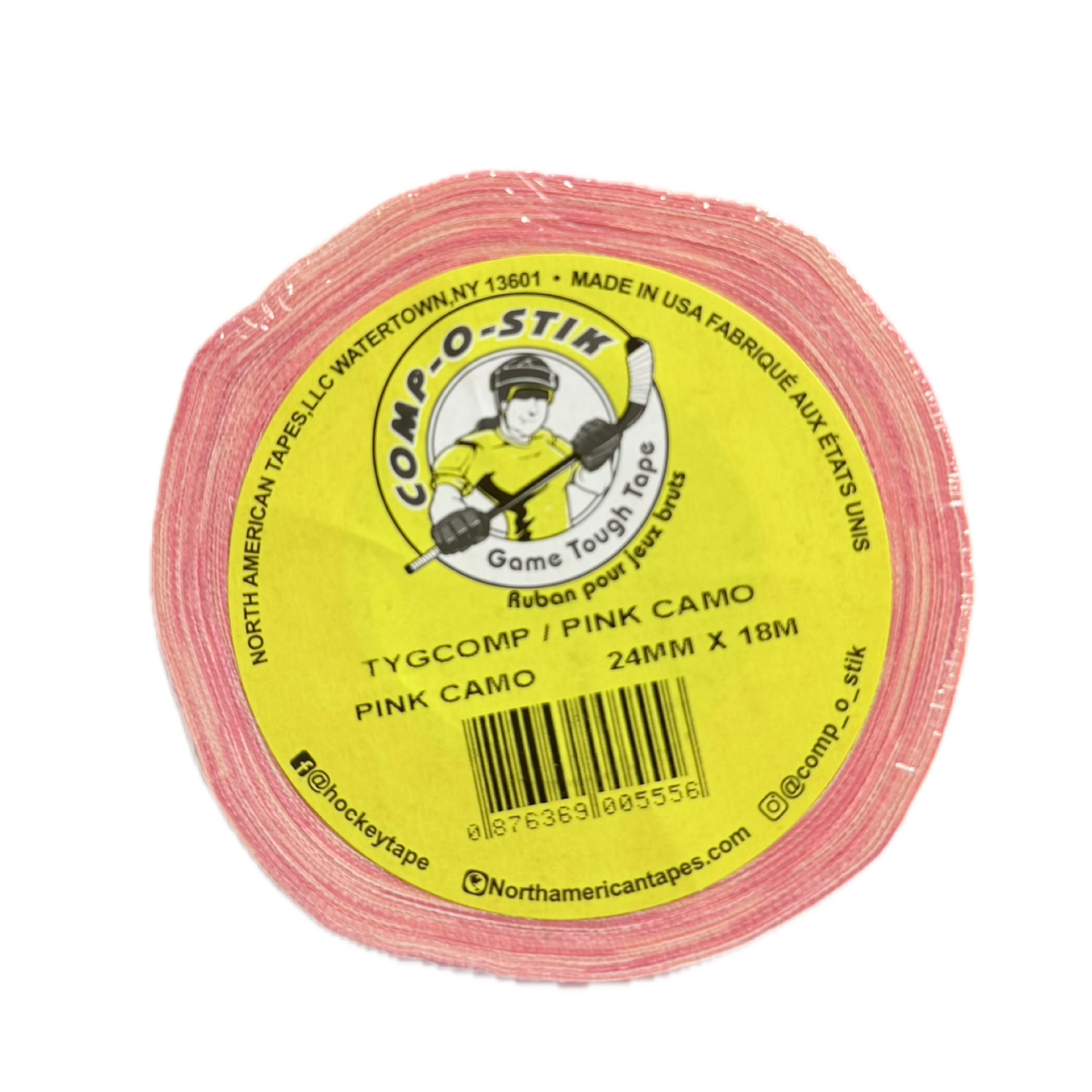 TILLFÄLLIGT BESÖK Rosa Camo 5-Pack Klubbtejp i vår snygga Tejp-Påse.  - 3