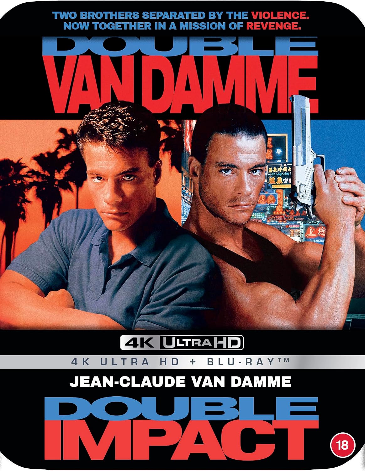 Double Impact (Limited Edition Steelbook) (ej svensk text) (4K Ultra HD + Blu-ray)
