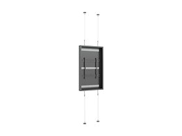 M Pro Series Enclosure 55" High Brightness Wire Floor to Ceiling Medium Black
