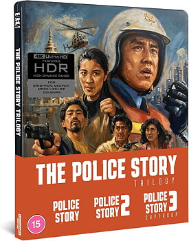 The Police Story Trilogy (Limited Edition Steelbook) (ej svensk text) (4K Ultra HD)
