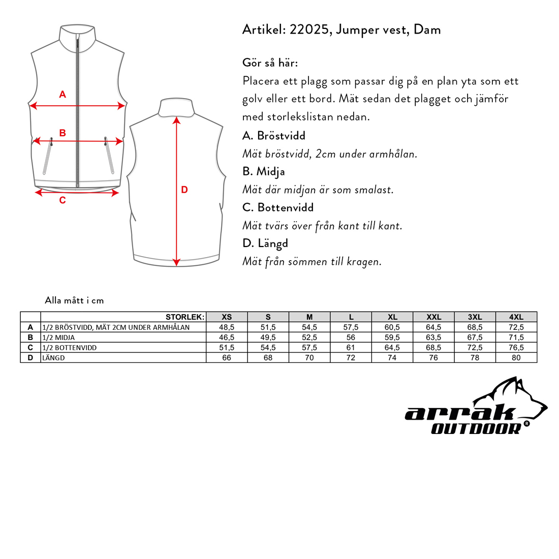 Arrak Jumperväst SNWK - 4