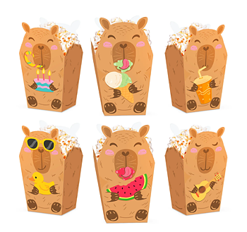 Popcornboxar - Capybara