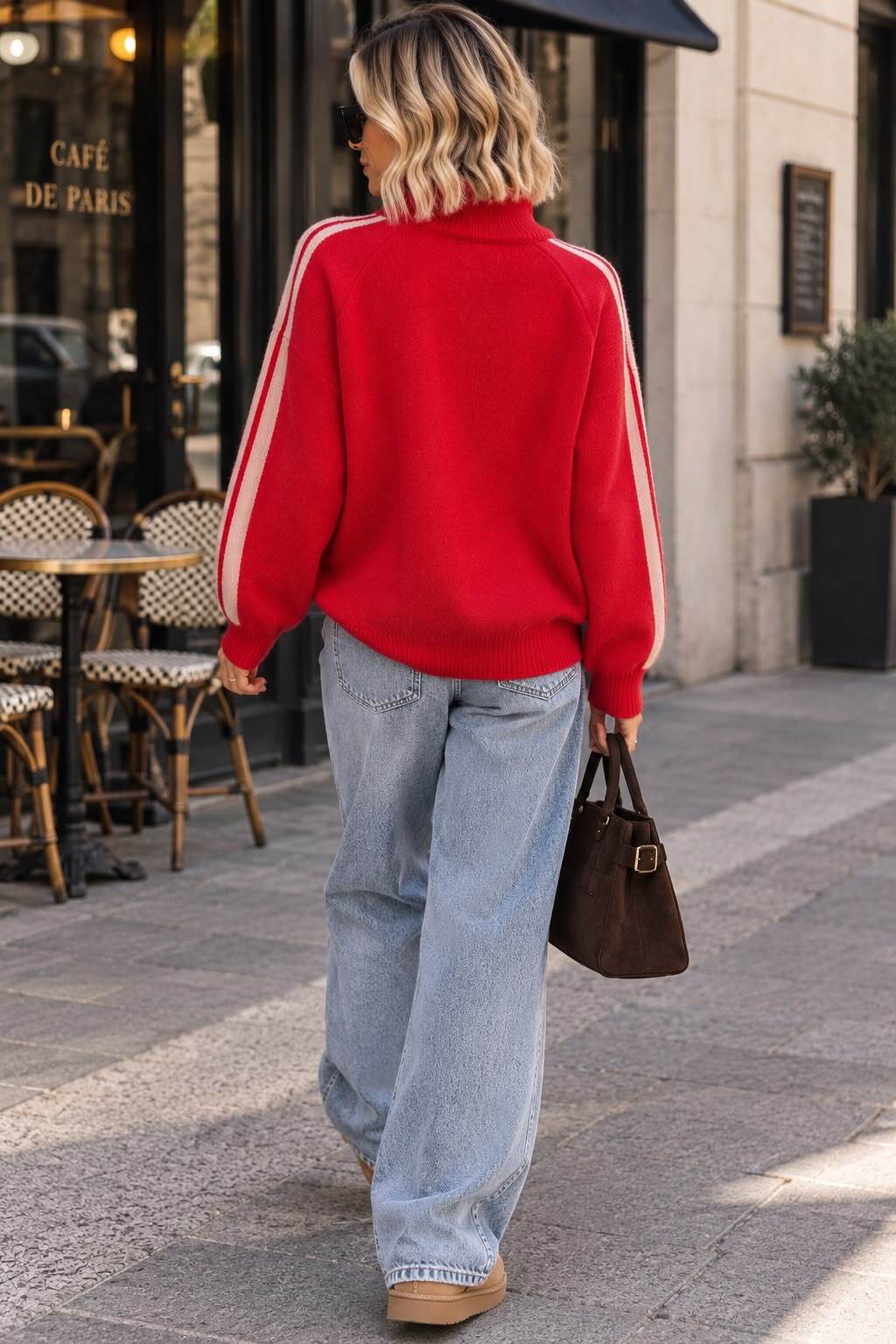 Zip sweater red - 3