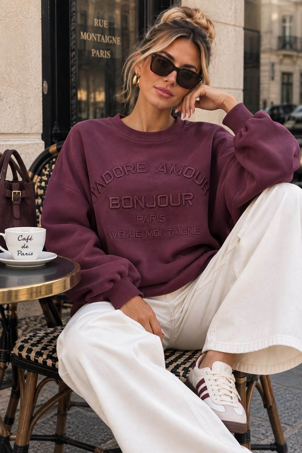 Sweater Amour plum - 4
