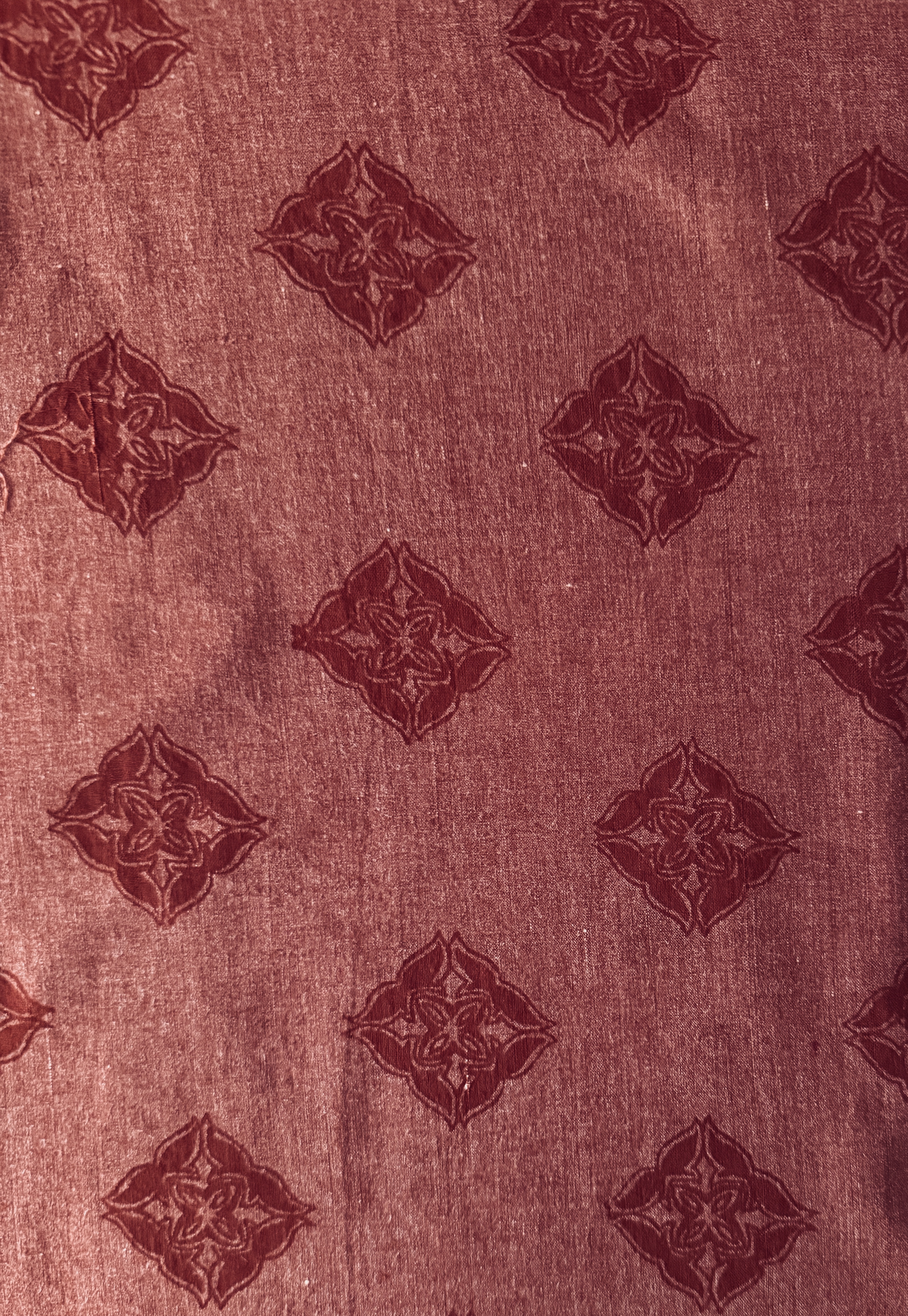 Vintagetyg -  rostbrun viscose