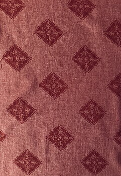 Vintagetyg -  rostbrun viscose