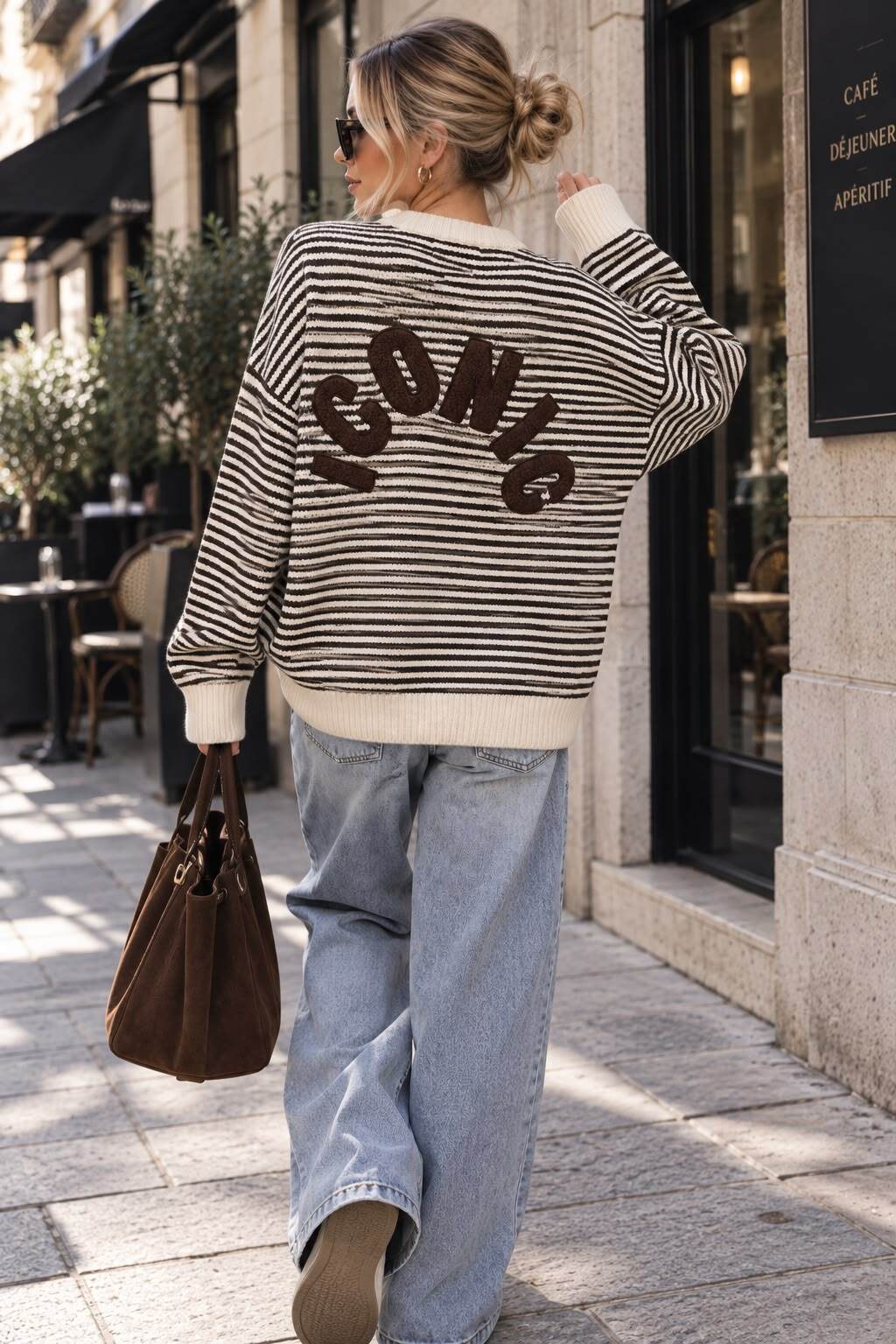Knit sweater Iconic sand - 2