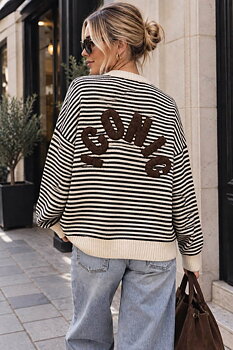 Knit sweater Iconic sand
