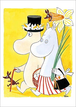 Putinki : Mumin Påsk Påsklilja - Vykort