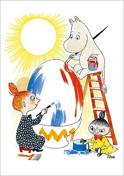 Putinki : Mumin Påsk Påskägg - Vykort