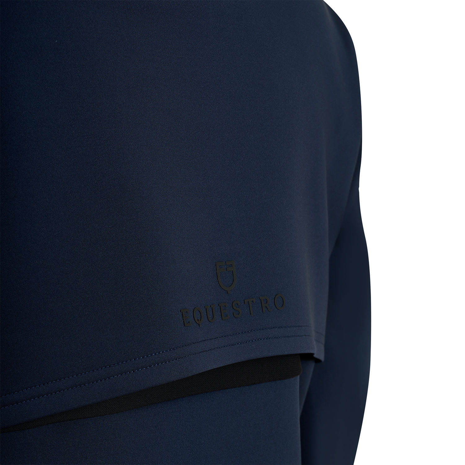 Equestro Cut out Hoodie Navy - 3