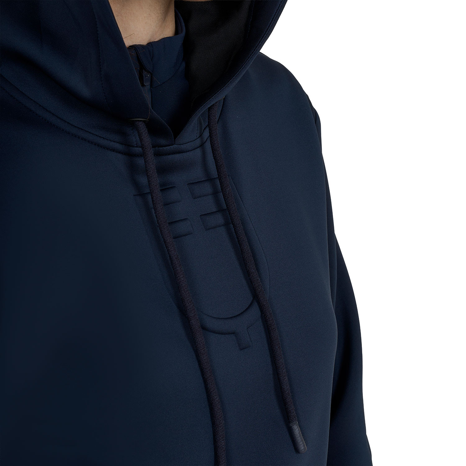 Equestro Cut out Hoodie Navy - 4