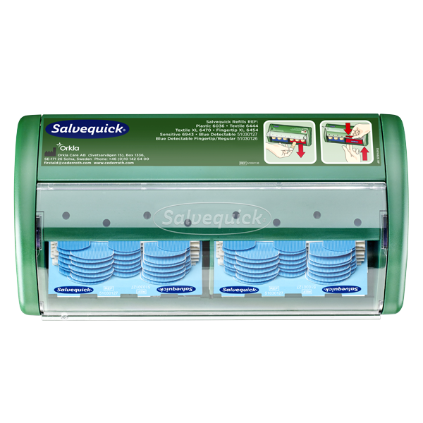 Plåsterautomat med Blue detectable plåster, Cederroth