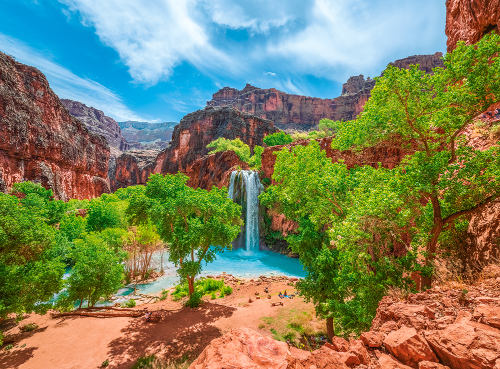Havasu Falls, Arizona, USA, puslespil med 2000 brikker (C-201044)