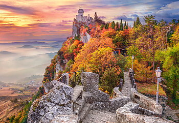 Guaita Tower, San Marino, 1000-bitarspussel (C-105632)