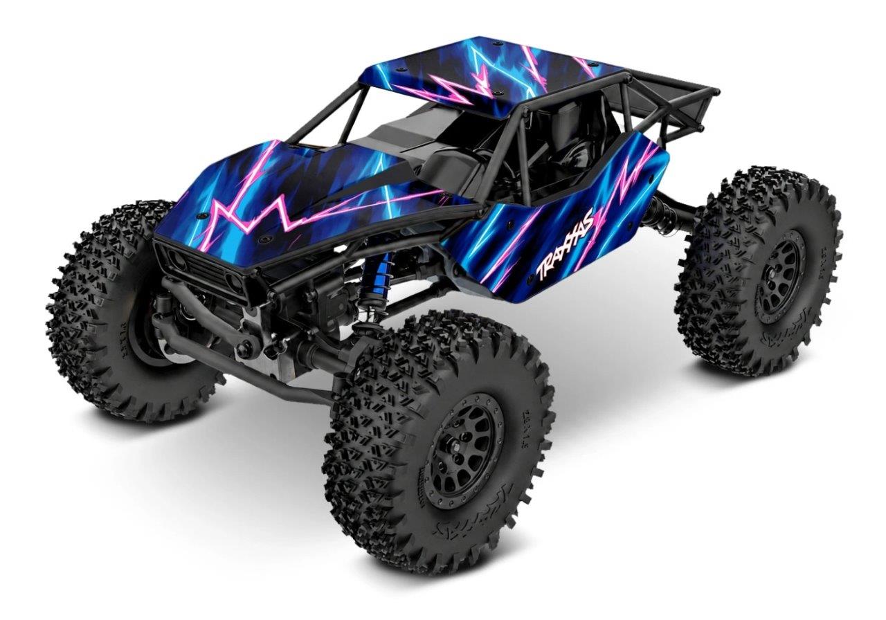 Traxxas TXC-4M 1/18 Extreme Crawler Blå RTR - 3S LiPo/USB Laddare - 3