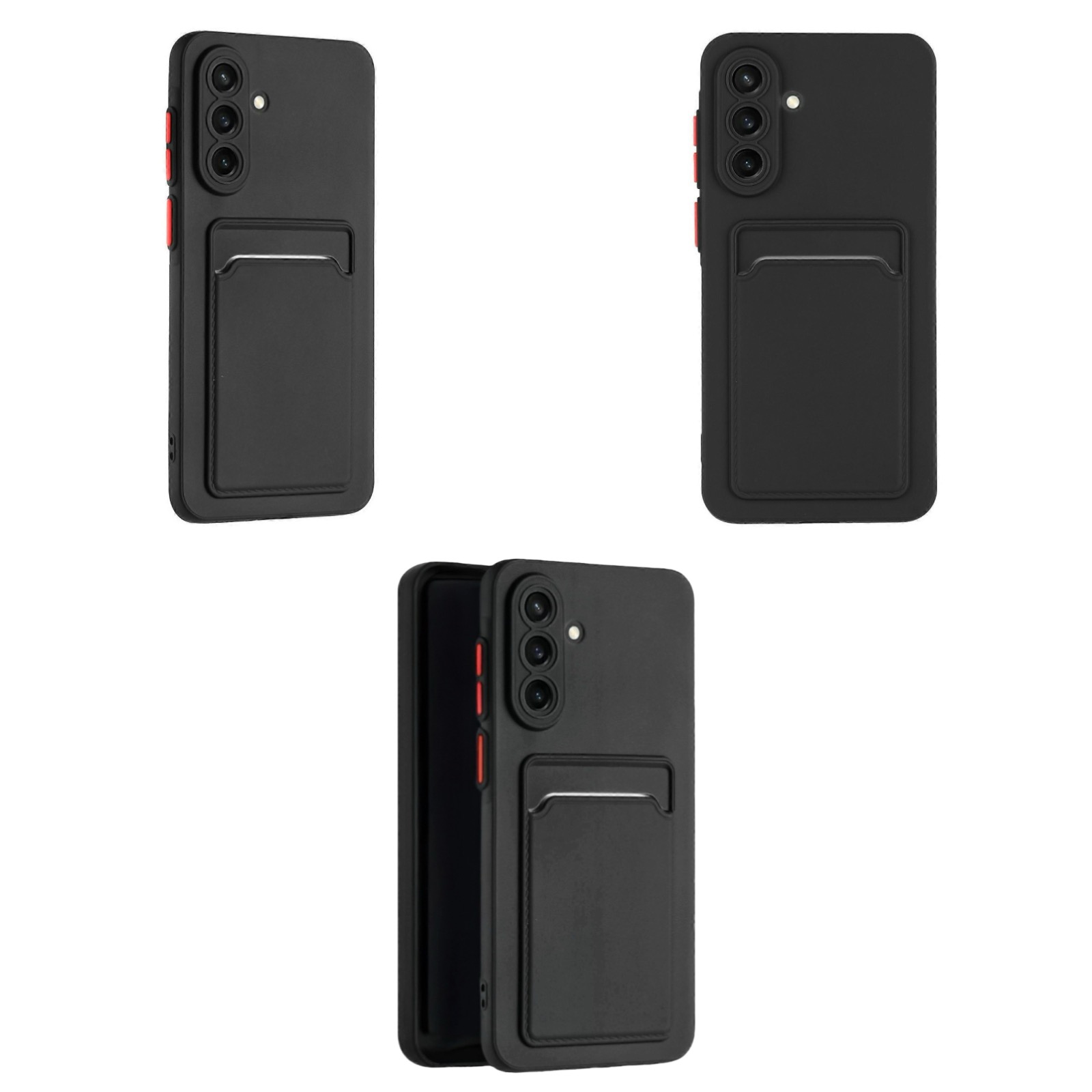 Mobilskal för Samsung Galaxy A27 skal slot svart - 6