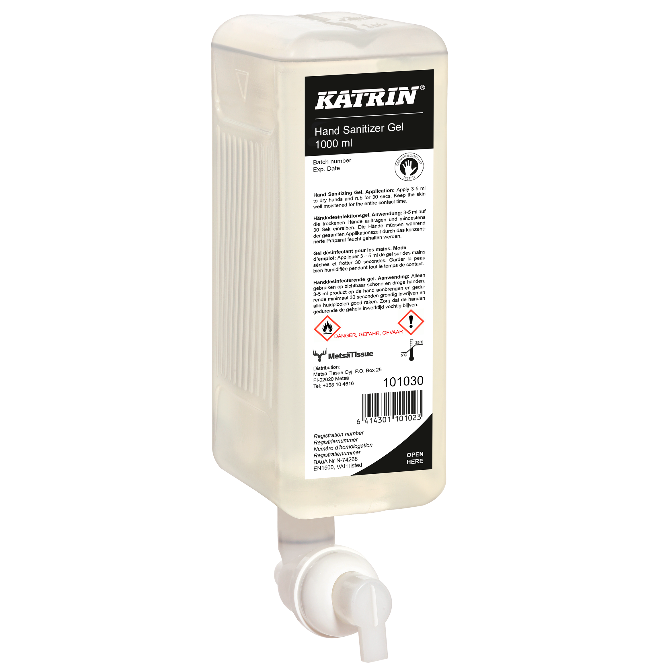 Katrin Handdesinfektionsgel 1000 ml