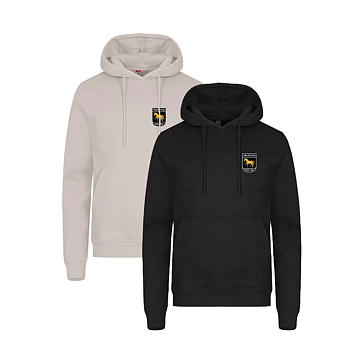 Hoodie med tryck
