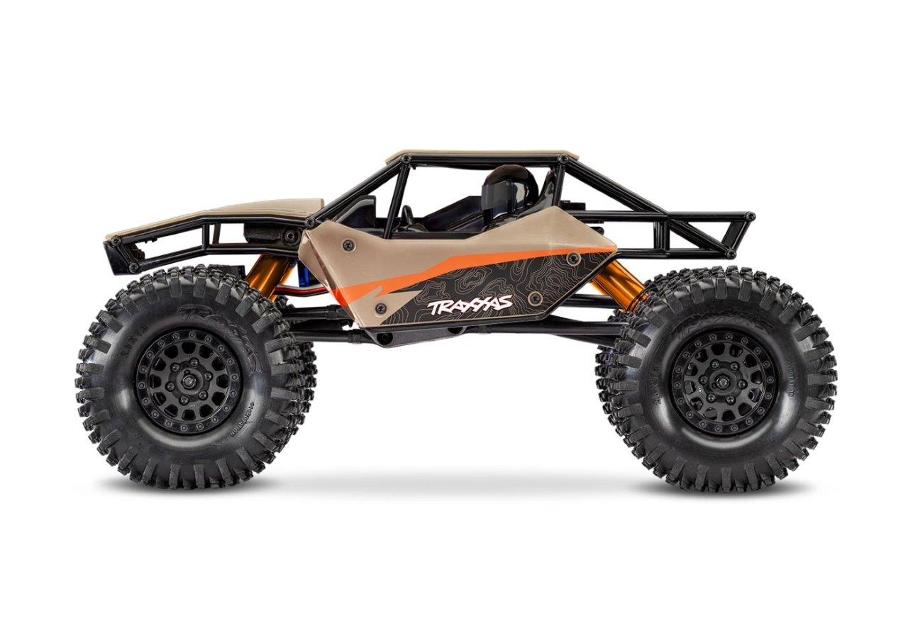 Traxxas TXC-4M 1/18 Extreme Crawler Tan RTR - 3S LiPo/USB Laddare - 2