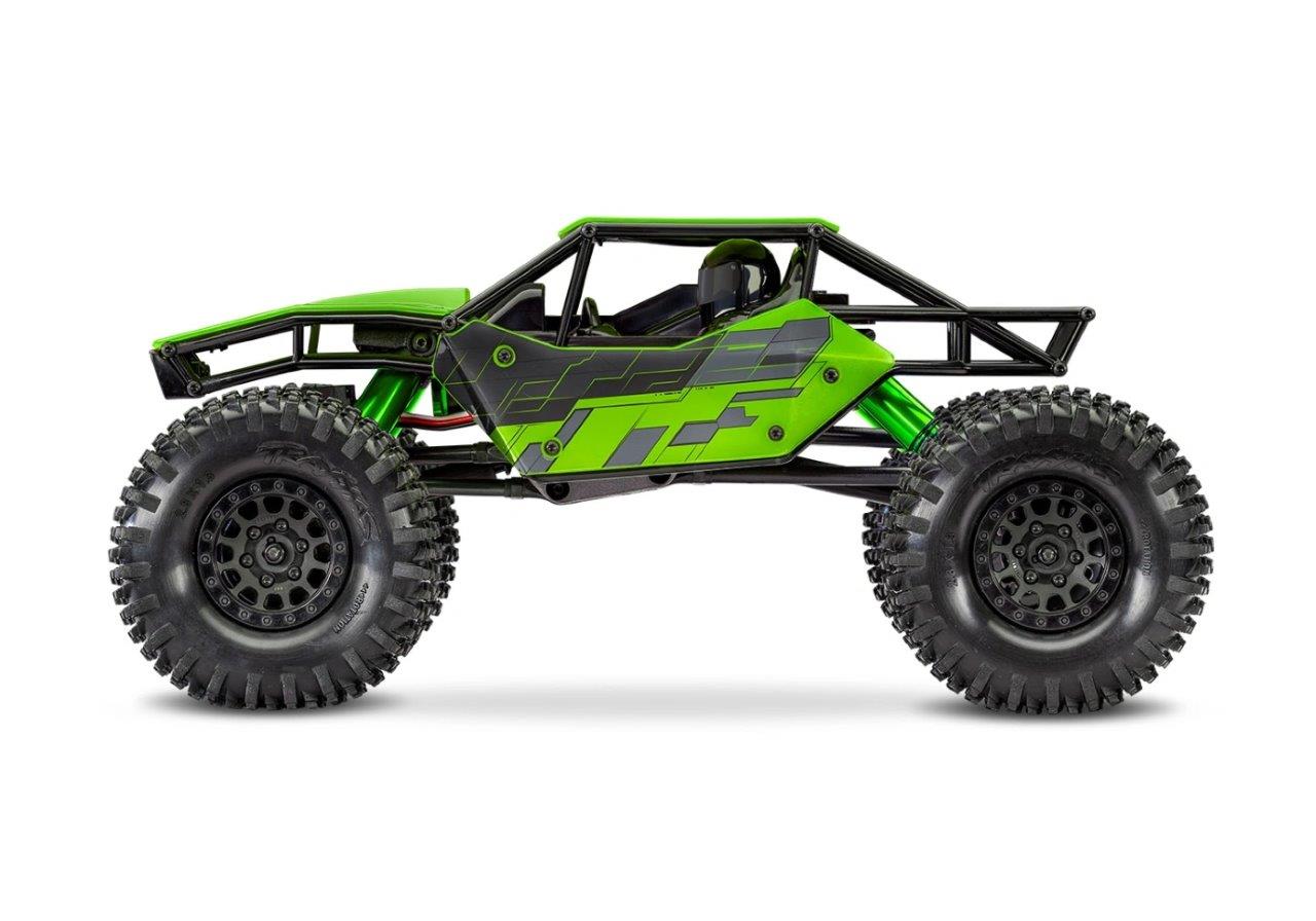 Traxxas TXC-4M 1/18 Extreme Crawler Grön RTR - 3S LiPo/USB Laddare - 2