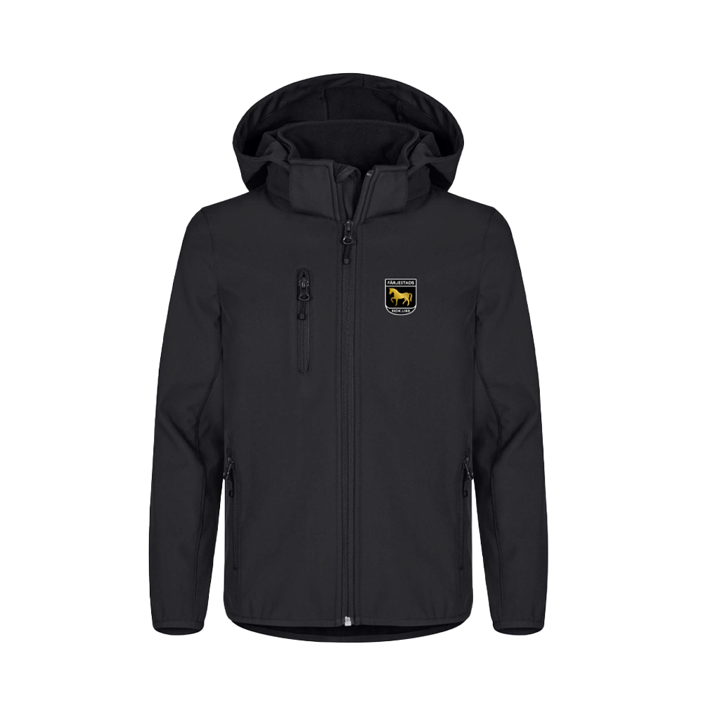 Jacka softshell med tryck