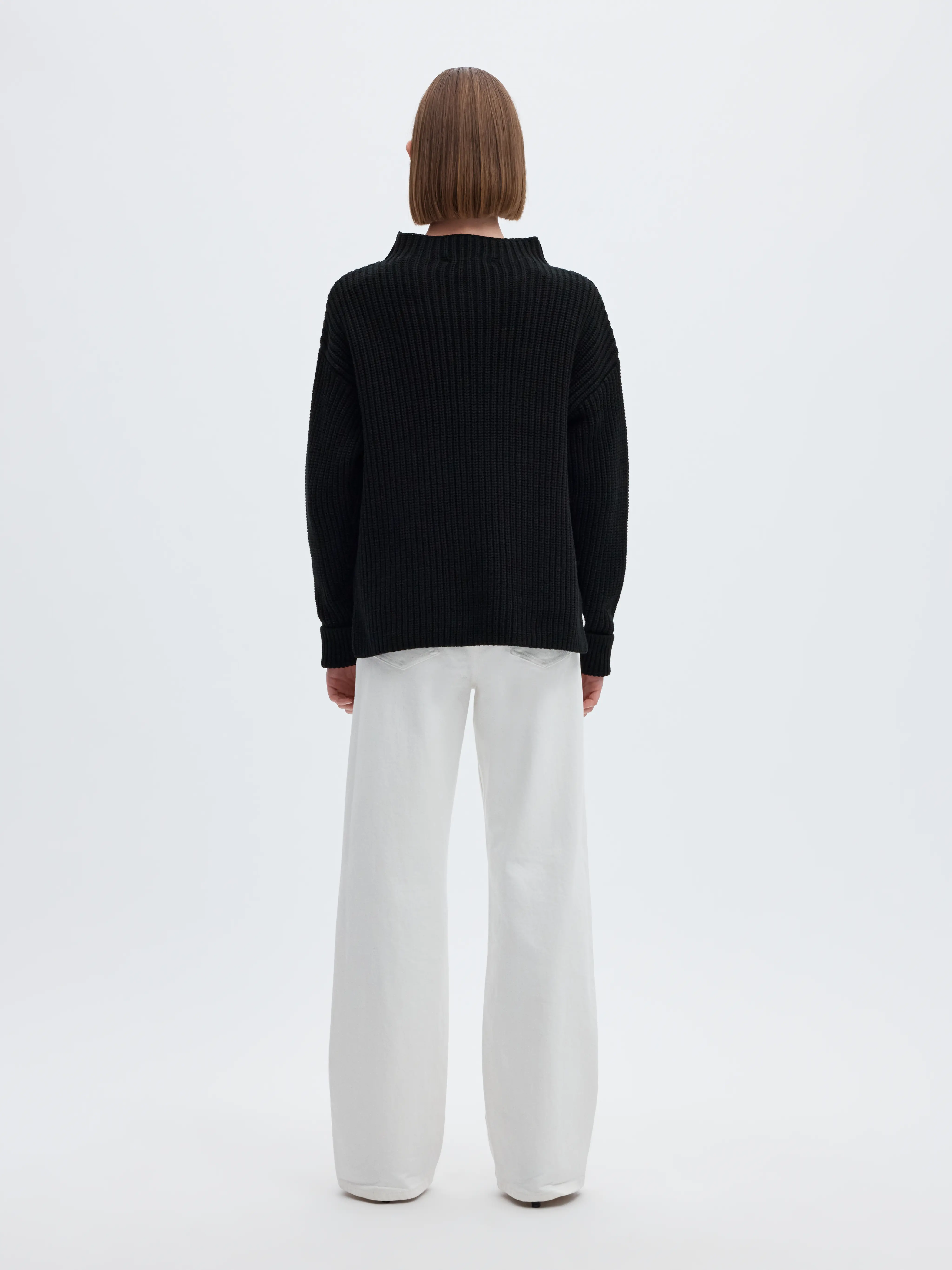 SLWSELMA SUS LS KNIT PULLOVER NOOS Black - 7