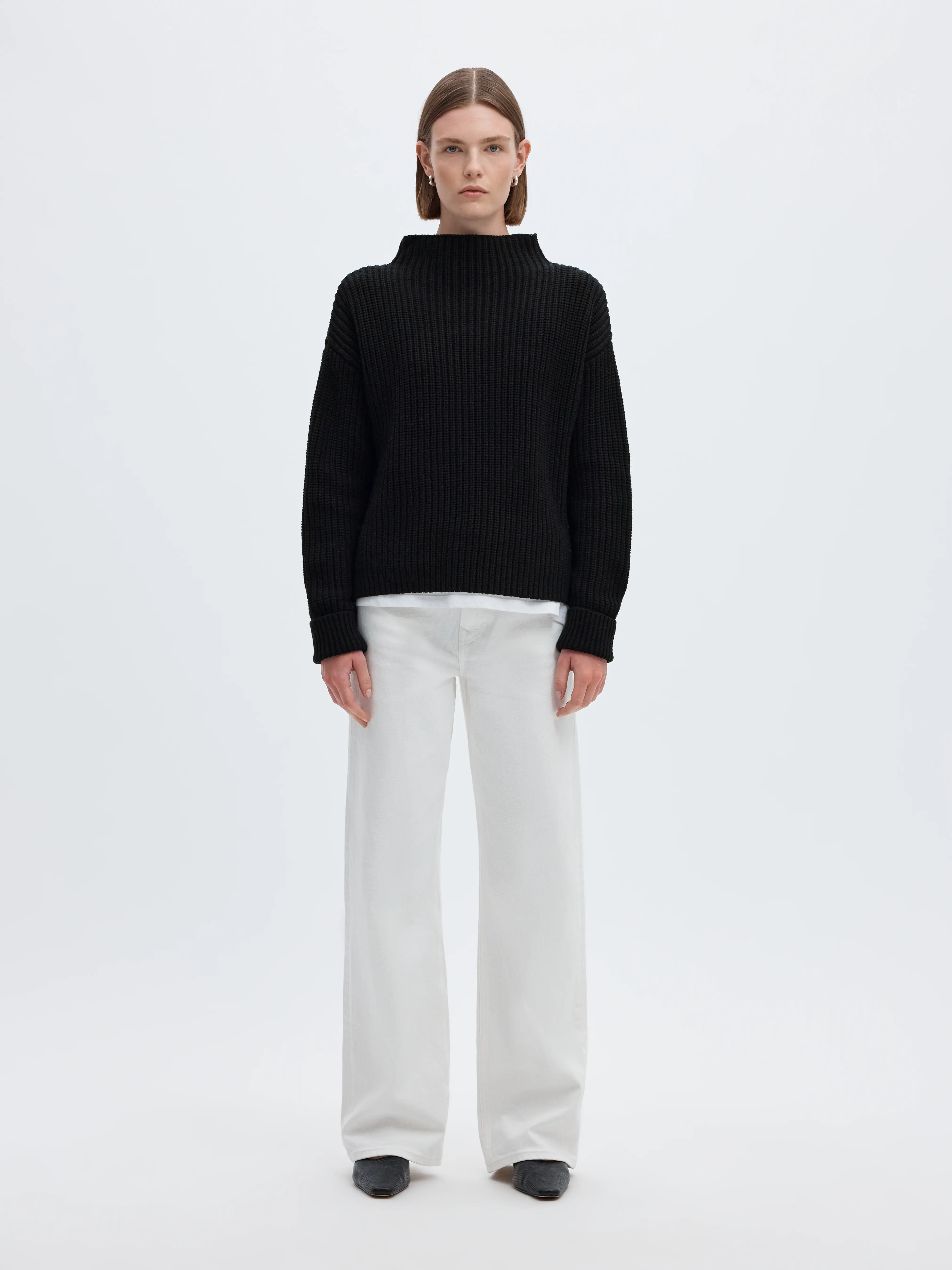 SLWSELMA SUS LS KNIT PULLOVER NOOS Black - 5