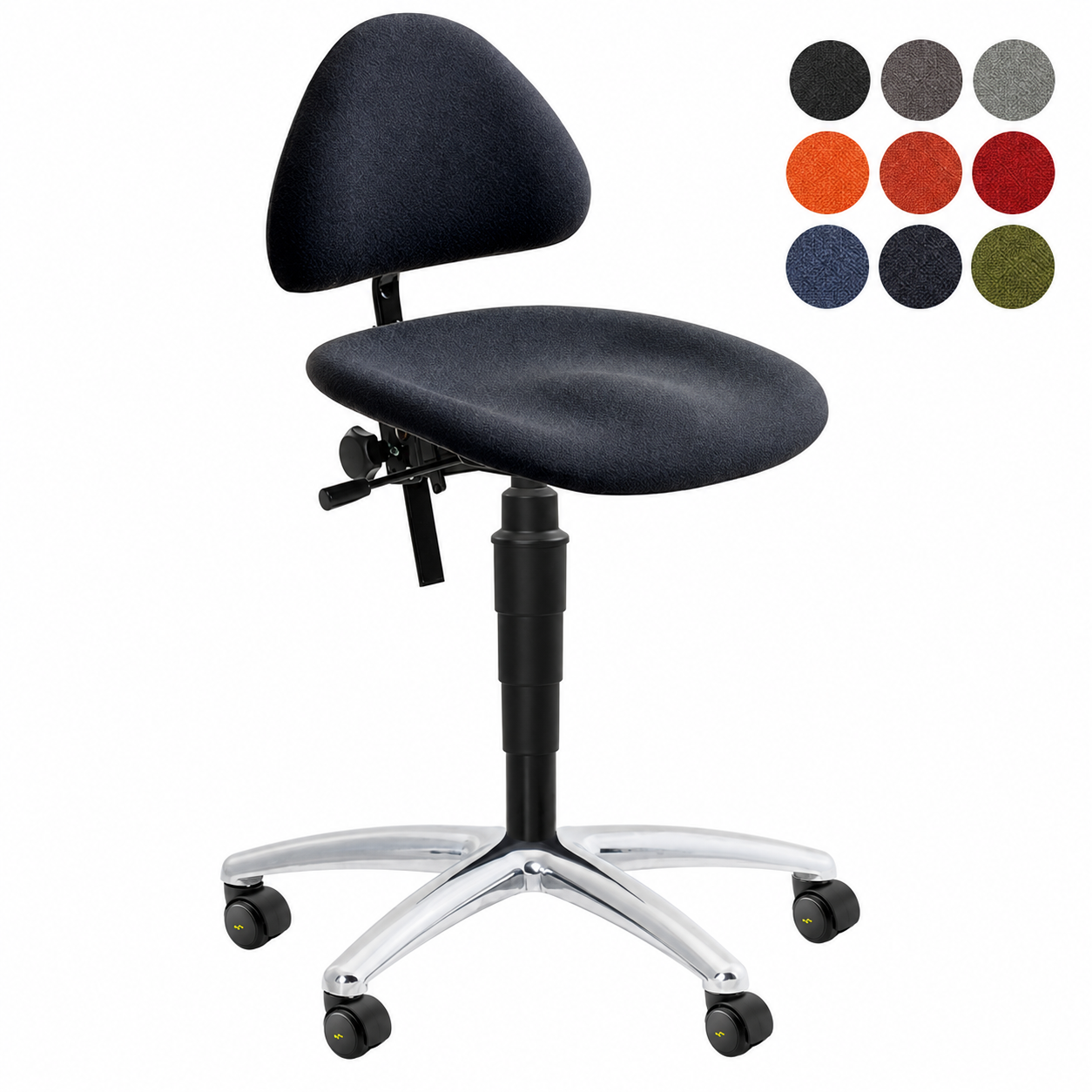 Be-Ge Frapett 7110L ESD supportstol extra djup sits och ryggstöd
