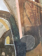 "Layered geometry”. AKRYLTAVLA MÅLAD AV MARIA C BERNHARDSSON/ MC, ORGINAL