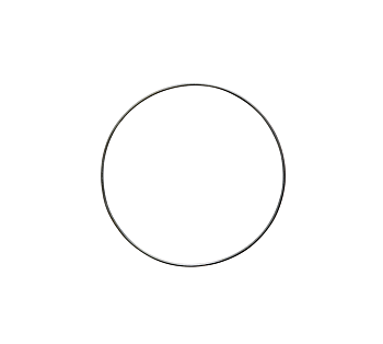 Kransstomme Allis Grå i Järn Ø25 cm 