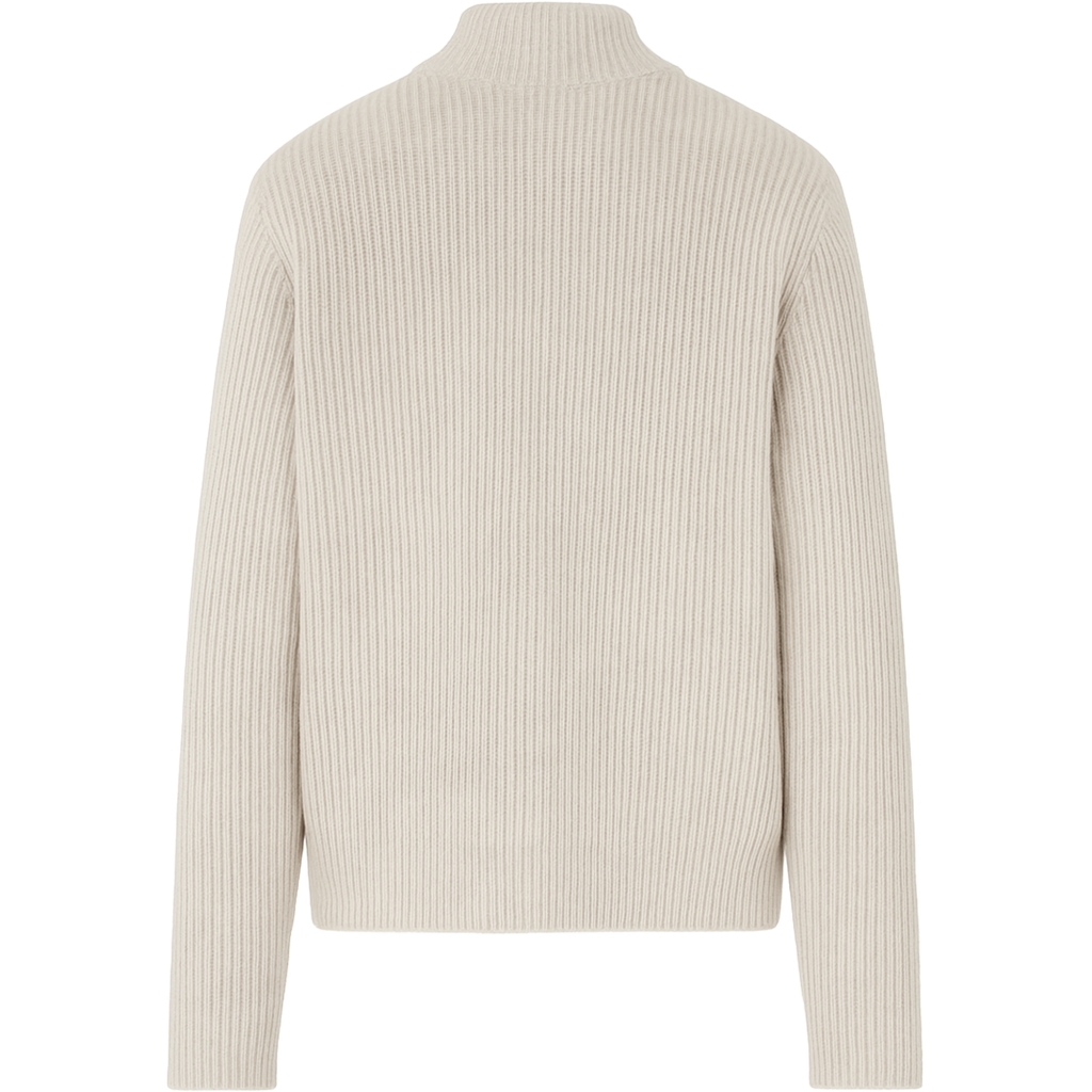 GRGotfred LS Zip Brush Knit Sand - 2
