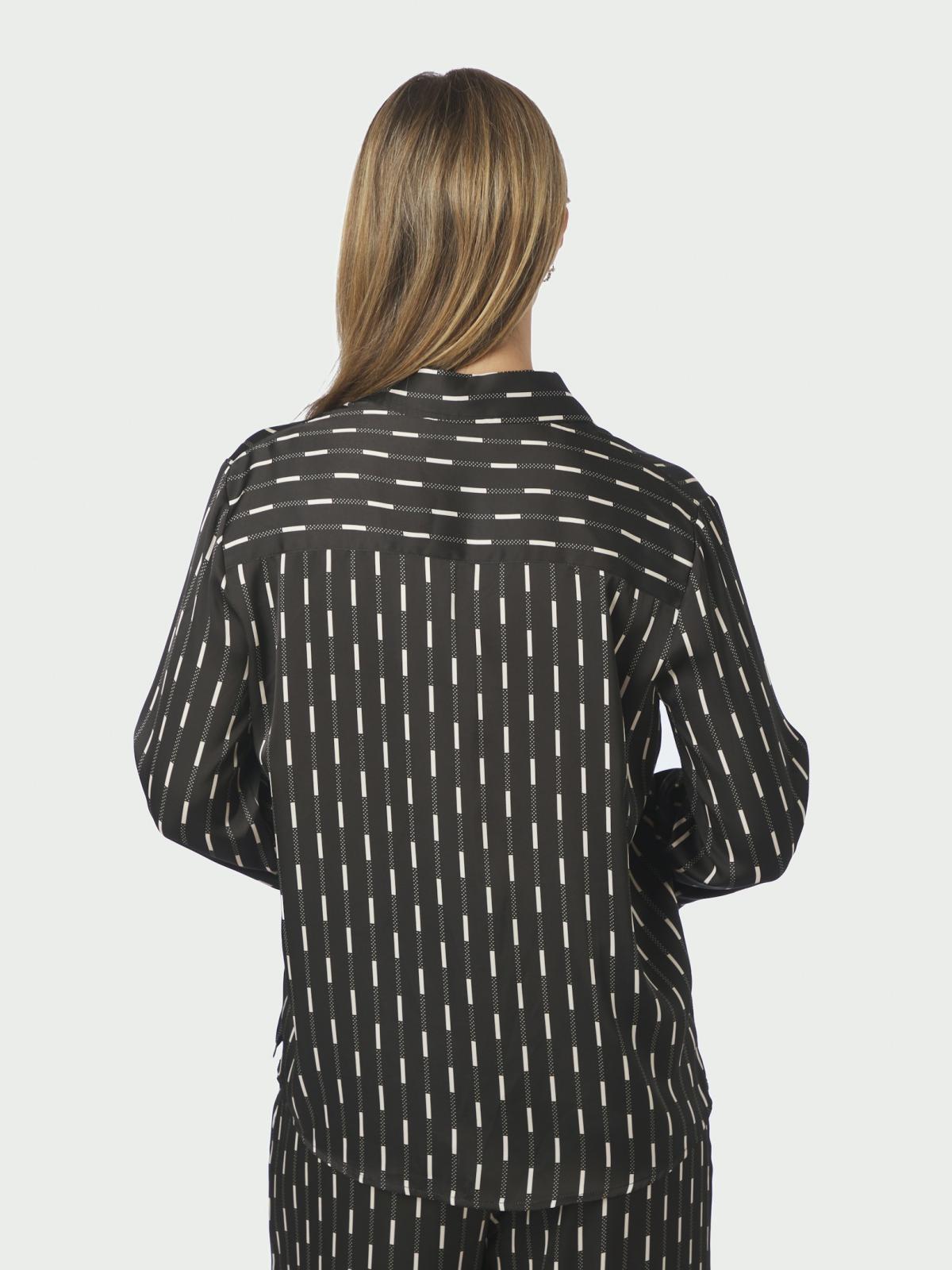 Neo Noir Mistan Print Shirt, Dark Brown - 4