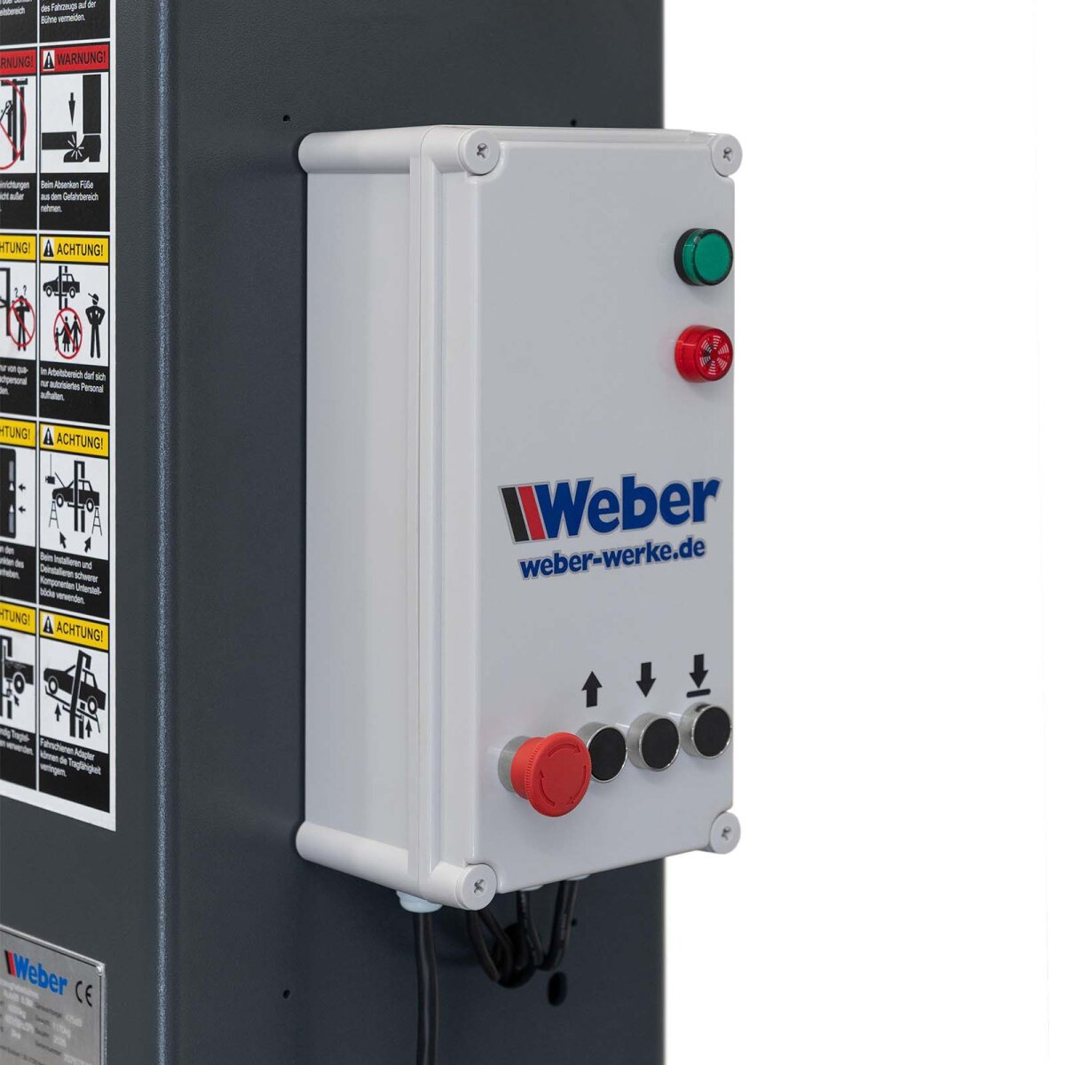 2-Pelarlyft Weber Expert Serie Autolift 6.0M med Krabbarmar - 7
