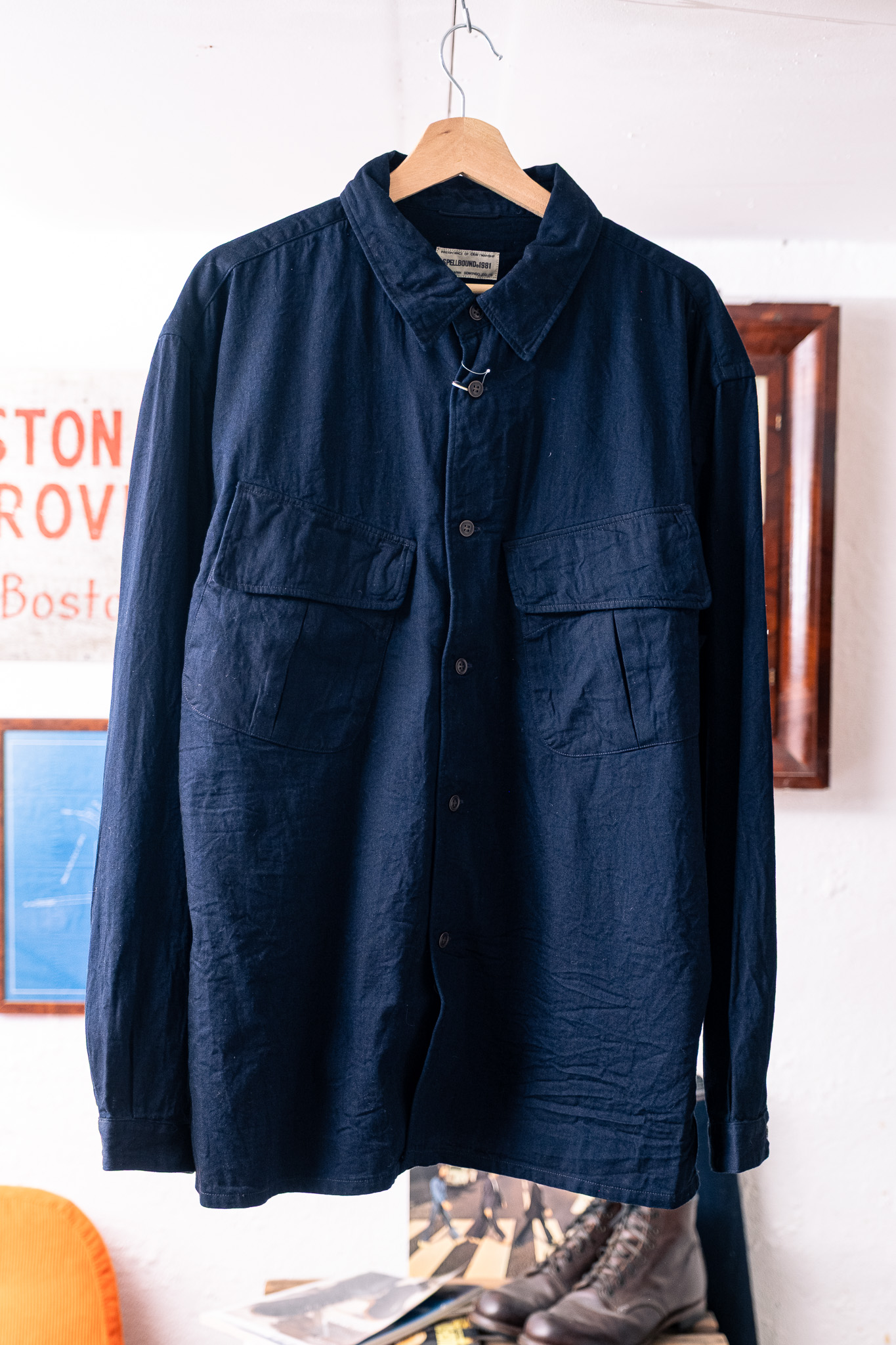 Spellbound - 70005 Fatigue Shirt One Wash Indigo