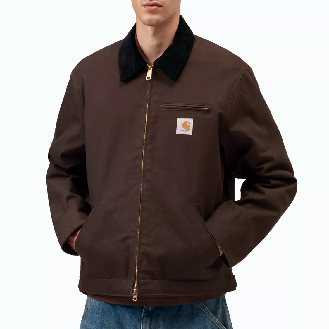 Carhartt WIP - Detroit Jacket (Winter) Tobacco/Black Rigid - 2