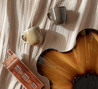 Espressokopp MAGDA i keramik – Beige Ø6xB8xH6 cm