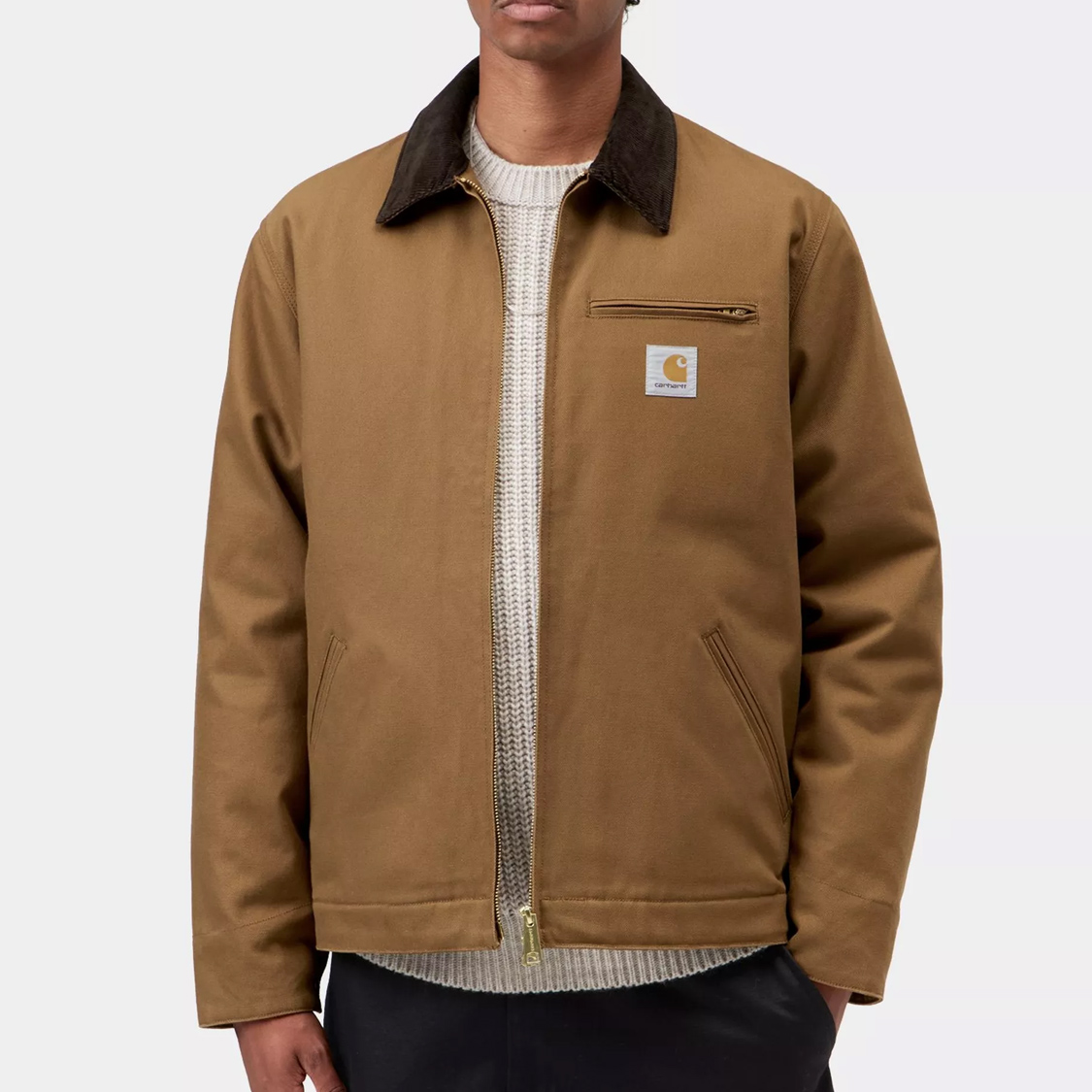 Carhartt WIP - Detroit Jacket (Winter) Hamiltown Brown/Tobacco Rigid