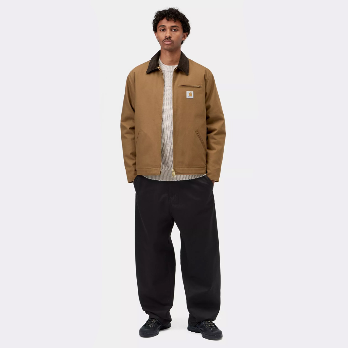 Carhartt WIP - Detroit Jacket (Winter) Hamiltown Brown/Tobacco Rigid - 5